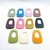 Geometric Trapezoidal Resin Earring Hairpin DIY Kit