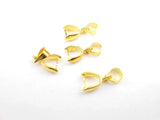 DIY 18K Necklace Earrings Connecting Folder Pendant Accessories