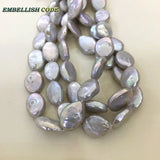 DIY Grey Beads Sunflower Seeds Shape Strand (26pcs/lot)
