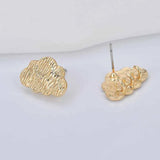 Alloy Hanging Earrings Love Clouds Oval Ear Acupuncture DIY Hand Accessories