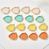 Alloy Drip Oil Geometric Teen Earrings Material Accessories