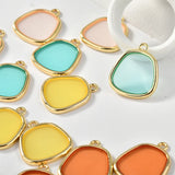 Alloy Drip Oil Geometric Teen Earrings Material Accessories