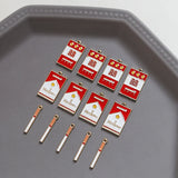 Alloy Drop Cigarette Pendant for DIY Jewelry