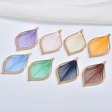 Retro National Wind Leaf Earring Pendant Material