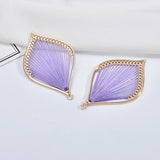 Retro National Wind Leaf Earring Pendant Material