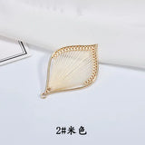 Retro National Wind Leaf Earring Pendant Material