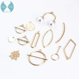 DIY Geometric Alloy Earrings Pendant Material