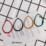 6pcs Alloy Matte Spray Paint Cold Wind Irregular Hollow Geometric Earring