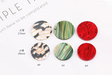 DIY Jewelry Accessories Acetate Circular Earbob Pendant