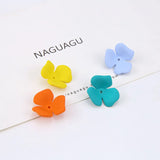 20pcs Metal Charms Irregular Leaves Flower Pendant Earrings