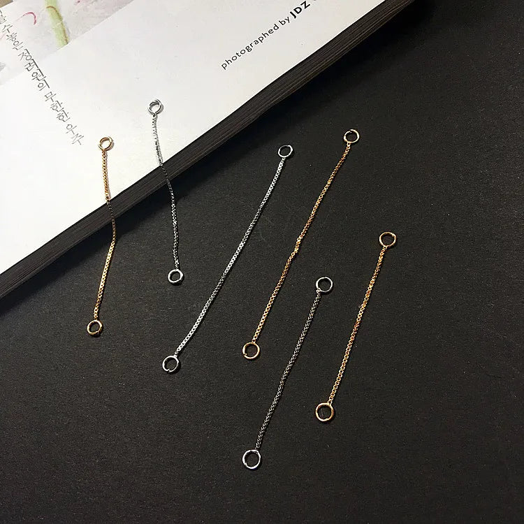DIY Jewelry Plating Chain Belt Ear Stud Earrings Pendant Material