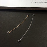 DIY Jewelry Plating Chain Belt Ear Stud Earrings Pendant Material