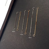 DIY Jewelry Plating Chain Belt Ear Stud Earrings Pendant Material