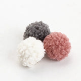 DIY Jewelry Lamb Hair Ball Earrings Material Pendant
