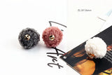 DIY Jewelry Lamb Hair Ball Earrings Material Pendant