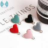 DIY Jewelry Alloy Earrings Love Pendant Accessories Material