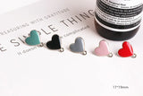 DIY Jewelry Alloy Earrings Love Pendant Accessories Material