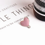 DIY Jewelry Alloy Earrings Love Pendant Accessories Material