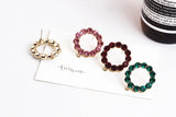 Korea Alloy Diamond Ring Earrings Pendant Materials