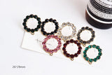 Korea Alloy Diamond Ring Earrings Pendant Materials