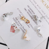 Eco-Friendly Non-Hole Disc Earrings, Spring Ear Jewelry