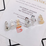 Eco-Friendly Non-Hole Disc Earrings, Spring Ear Jewelry