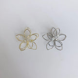 Alloy Flower Diamond Jewelry Set