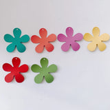 DIY Jewelry Accessory Iron Spray Paint Red Flower Earring Pendant Material