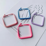 Single Line Square Earrings DIY Jewelry Accessories