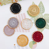 DIY Cloth Weaving Dream Catcher Earring Accessories 4pcs