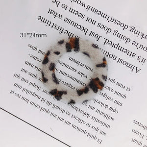 Leopard Circle Earrings DIY Jewelry Accessory Materials