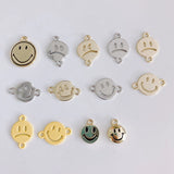 Alloy Smiley Face Pendant Jewelry Accessories Material
