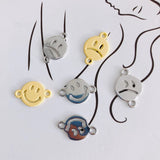 Alloy Smiley Face Pendant Jewelry Accessories Material