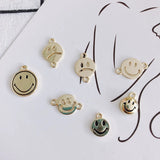 Alloy Smiley Face Pendant Jewelry Accessories Material