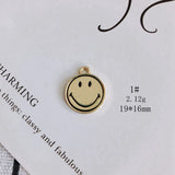 Alloy Smiley Face Pendant Jewelry Accessories Material