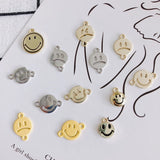 Alloy Smiley Face Pendant Jewelry Accessories Material