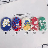 Hand-painted Wind Plant Acrylic Patch Pendant Jewelry Accessories