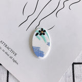 Acrylic Plant Patch Pendant Jewelry Accessories Materials
