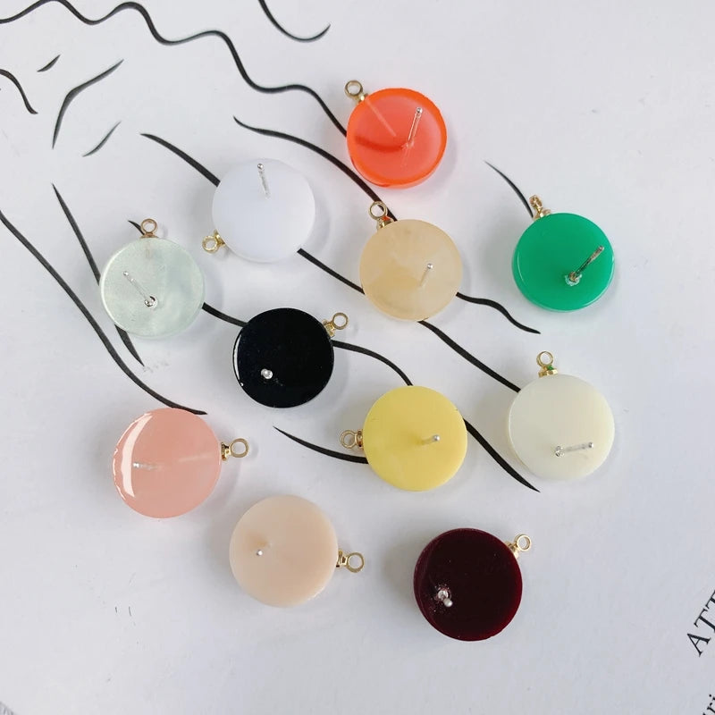 DIY Jewelry Accessories Oblong Belt Hanging Ear Studs Materials