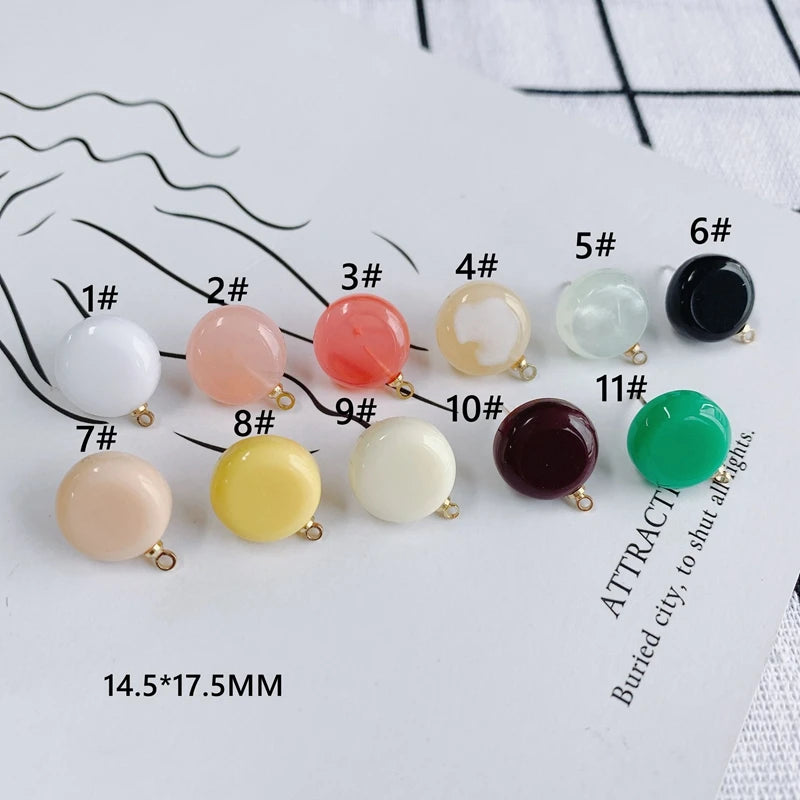 DIY Jewelry Accessories Oblong Belt Hanging Ear Studs Materials