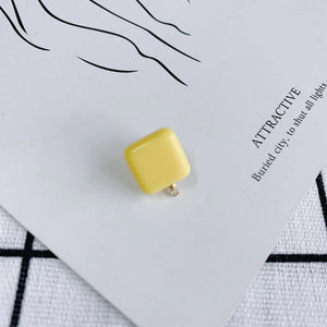Square Earrings with Hanging Earrings Jewelry Accessories