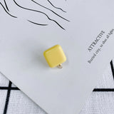 Square Earrings with Hanging Earrings Jewelry Accessories