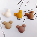 Frosted Bear Head Patch DIY Jewelry Accessories Materials