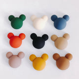 Frosted Bear Head Patch DIY Jewelry Accessories Materials