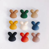 Frosted Rabbit Head Patch Jewelry Accessories Materials