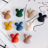 Frosted Rabbit Head Patch Jewelry Accessories Materials