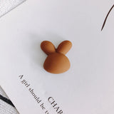 Frosted Rabbit Head Patch Jewelry Accessories Materials