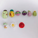 Hand-Painted 3D Vegetable Loose Beads for DIY Jewelry