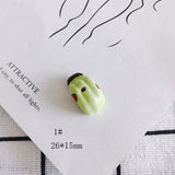 Hand-Painted 3D Vegetable Loose Beads for DIY Jewelry