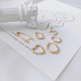DIY Zirconium Heart Square Ring Earrings Kit